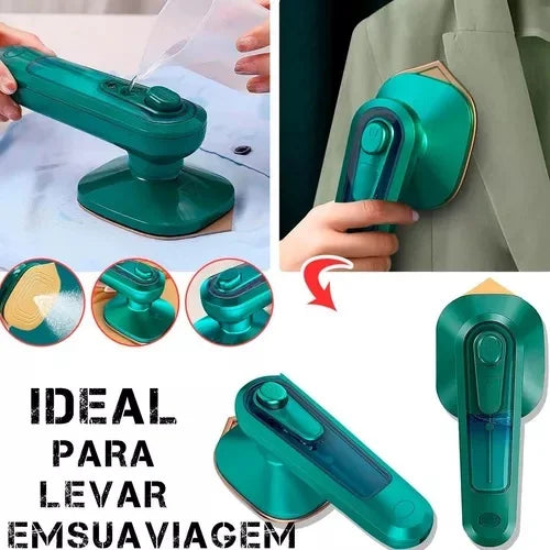 Mini Ferro Portatil De Passar Roupa Para Viagem 110v Alta Temperatura