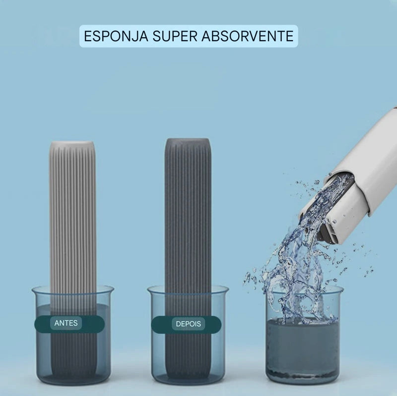 Mini esfregão absorvente portátil multifuncional para limpeza